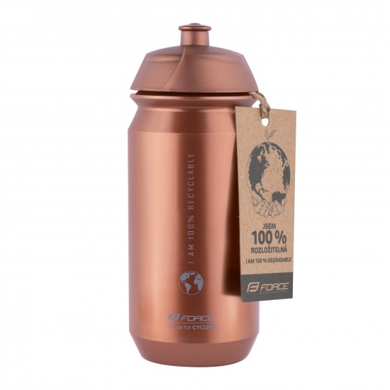 Bidon Force Bio Earth 500ml bronz/gri Bidon Force Bio Earth 500ml bronz/gri