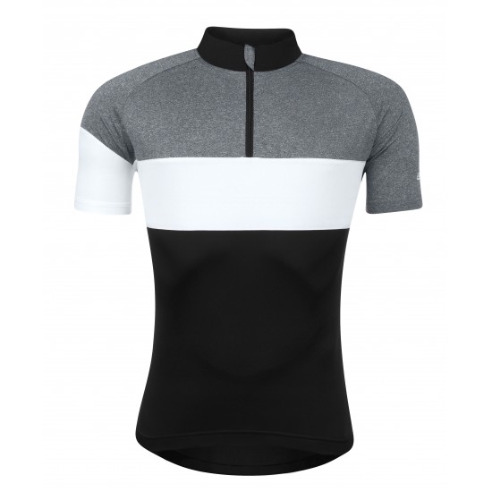 Bluza ciclism Force View maneci scurte negru/gri/alb S Bluza ciclism Force View maneci scurte negru/gri/alb S