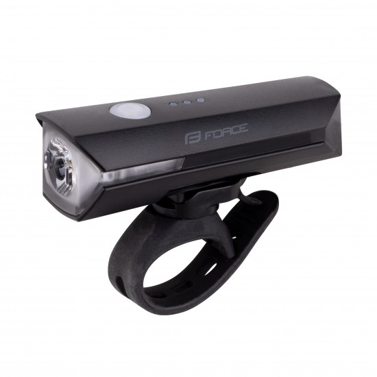Far fata Force Flux 550 Lumeni USB negru Far fata Force Flux 550 Lumeni USB negru