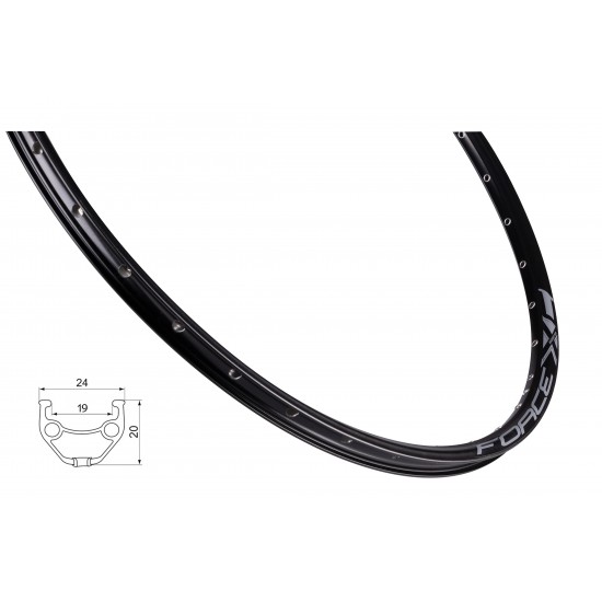 Janta Force XC Basic Disc 622x19 32h neagra Janta Force XC Basic Disc 622x19 32h neagra