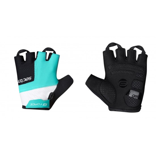Manusi Force Sector Lady gel negru/turcoaz XL Manusi Force Sector Lady gel negru/turcoaz XL