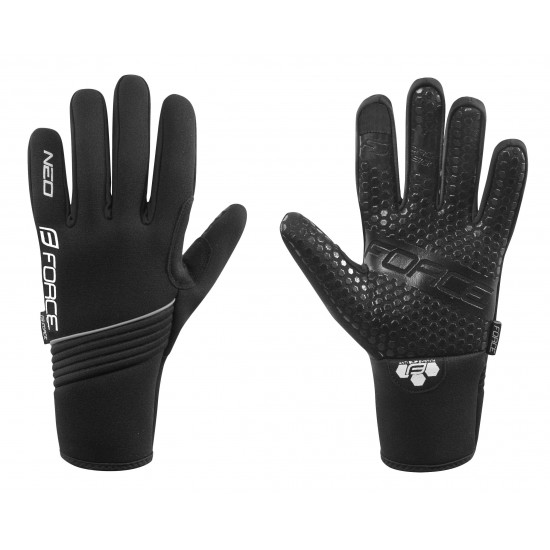 Manusi neopren iarna Force Neo negre L Manusi neopren iarna Force Neo negre L