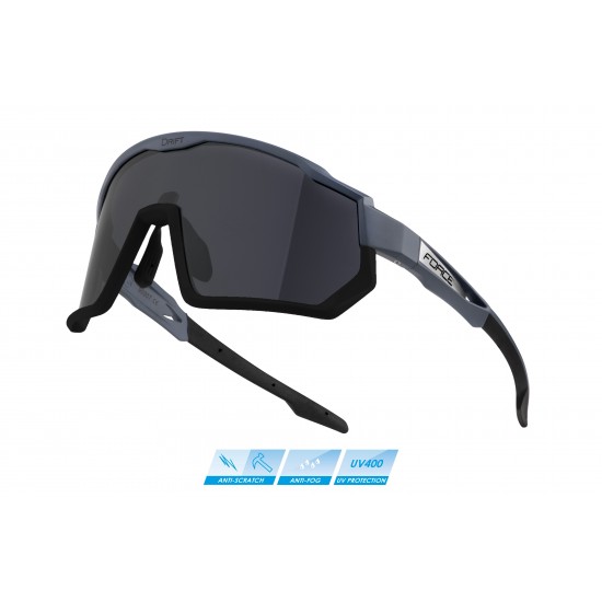 Ochelari Force Drift Gri/Negru lentile negre Ochelari Force Drift Gri/Negru lentile negre