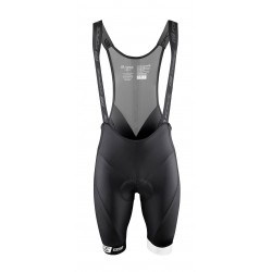 Pantaloni scurti cu bazon si bretele Force B51 negru/alb S Pantaloni scurti cu bazon si bretele Force B51 negru/alb S
