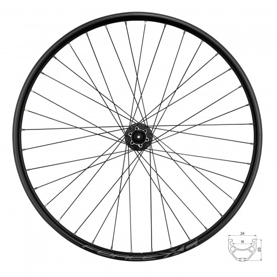 Roata Spate Force XC Disc 622x19 FHM475 36H Roata Spate Force XC Disc 622x19 FHM475 36H