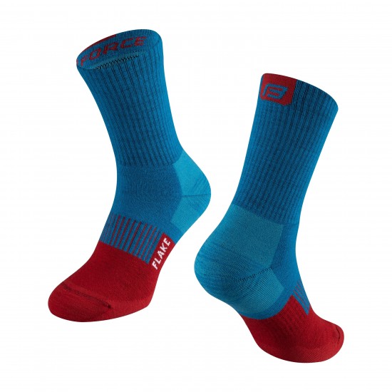 Sosete Force Flake blue-red L-XL/42-47 Sosete Force Flake blue-red L-XL/42-47