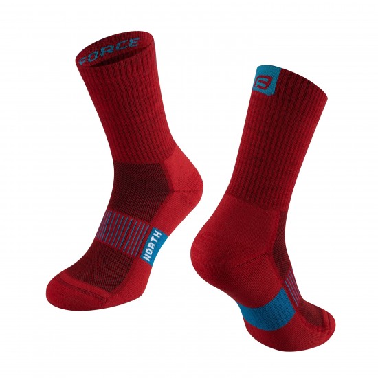 Sosete Force North red-blue S-M/36-41 Sosete Force North red-blue S-M/36-41