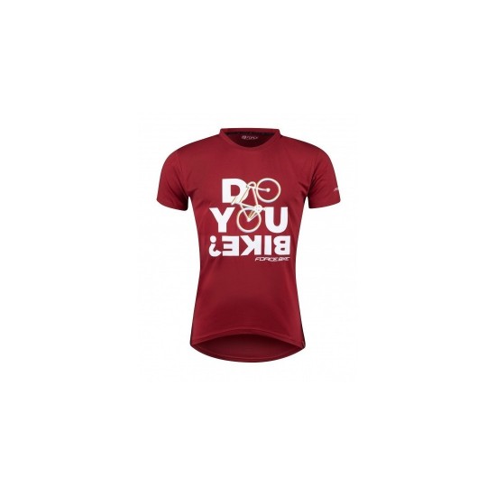 Tricou ciclism Force Bike rosu XL Tricou ciclism Force Bike rosu XL