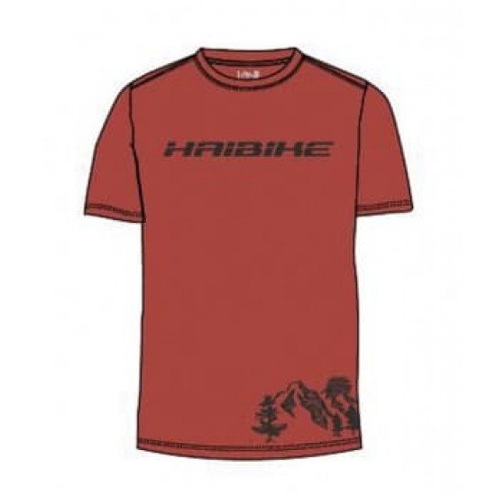 Tricou Haibike - unisex rust-coloured sz. S made by Maloja Tricou Haibike - unisex rust-coloured sz. S made by Maloja