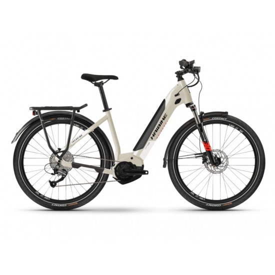 e-bike Haibike Trekking 4 Lowstep i500Wh YSTS desert/white L e-bike Haibike Trekking 4 Lowstep i500Wh YSTS desert/white L