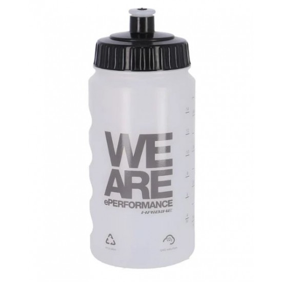 Bidon Haibike 500ml transparent/grey