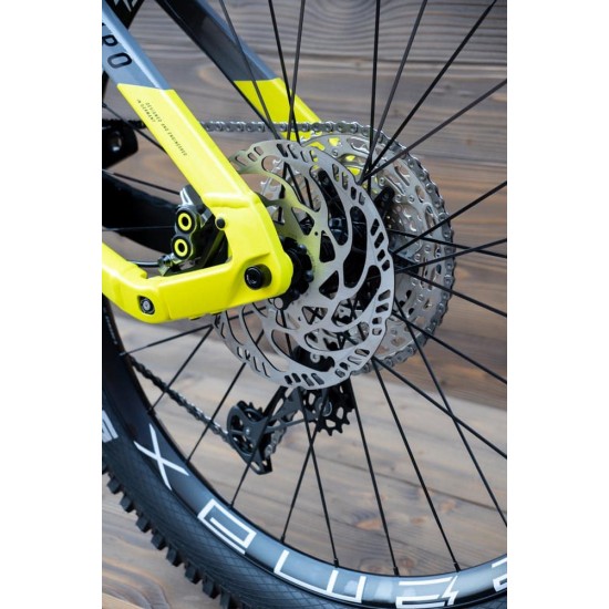 e-bike Haibike NDURO 7 i720Wh 12-G SLX 2023 XL glossy grey red lime black e-bike Haibike NDURO 7 i720Wh 12-G SLX 2023 XL glossy grey red lime black