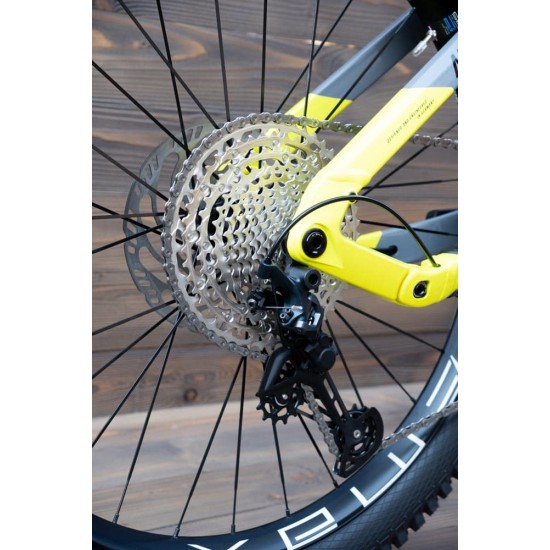 e-bike Haibike NDURO 7 i720Wh 12-G SLX 2023 XL glossy grey red lime black e-bike Haibike NDURO 7 i720Wh 12-G SLX 2023 XL glossy grey red lime black
