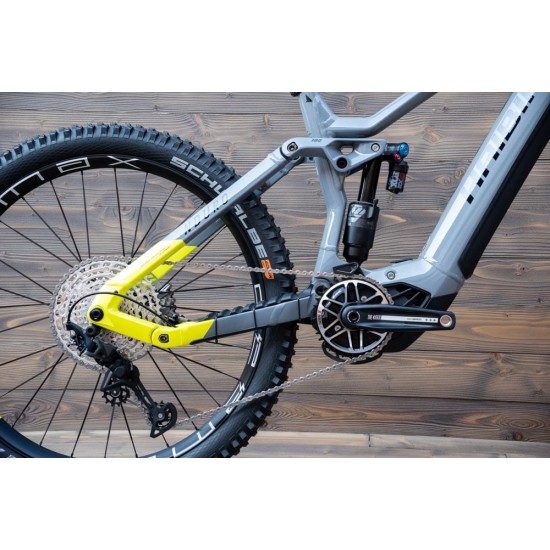 e-bike Haibike NDURO 7 i720Wh 12-G SLX 2023 XL glossy grey red lime black e-bike Haibike NDURO 7 i720Wh 12-G SLX 2023 XL glossy grey red lime black