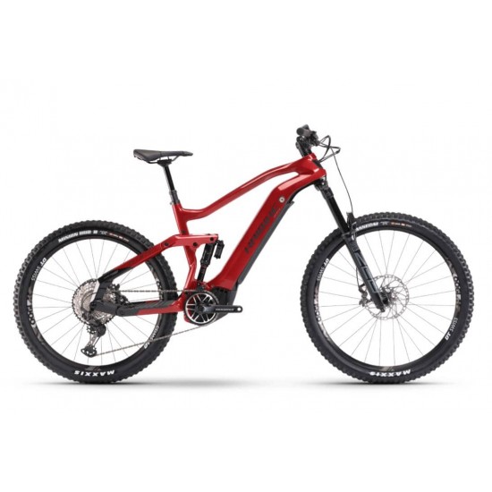 e-bike Haibike AllMtn CF 12 i600 12-G XT 2022 L e-bike Haibike AllMtn CF 12 i600 12-G XT glossy matte red black L
