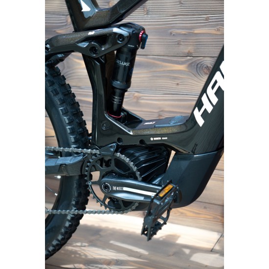 e-bike Haibike AllMtn CF 8 i750Wh 12-G SX Eagle L gloss black white e-bike Haibike AllMtn CF 8 i750Wh 12-G SX Eagle L gloss black white