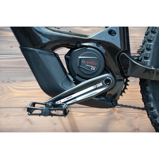 e-bike Haibike AllMtn CF 8 i750Wh 12-G SX Eagle L gloss black white e-bike Haibike AllMtn CF 8 i750Wh 12-G SX Eagle L gloss black white
