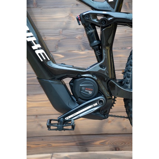 e-bike Haibike AllMtn CF 8 i750Wh 12-G SX Eagle L gloss black white e-bike Haibike AllMtn CF 8 i750Wh 12-G SX Eagle L gloss black white