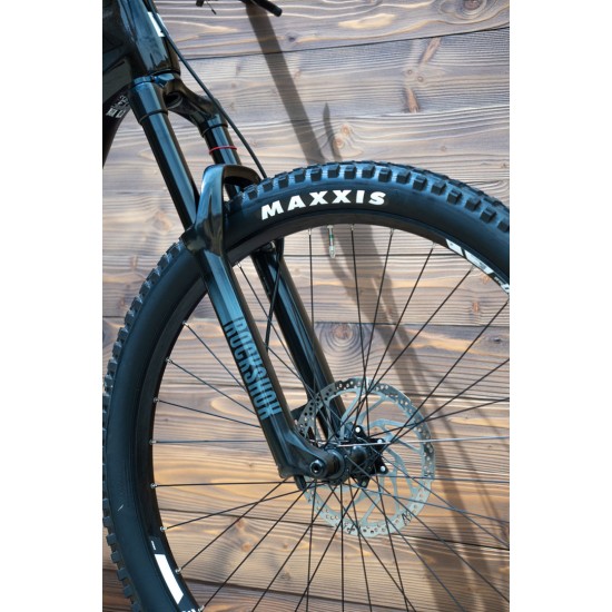 e-bike Haibike AllMtn CF 8 i750Wh 12-G SX Eagle L gloss black white e-bike Haibike AllMtn CF 8 i750Wh 12-G SX Eagle L gloss black white