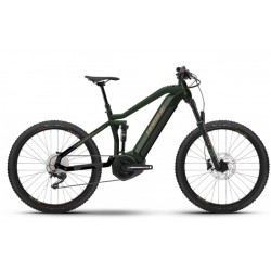 e-bike Haibike AllTrail 4 27.5 i630Wh 11-G Deore 2023 L matte green metal gold black e-bike Haibike AllTrail 4 27.5 i630Wh 11-G Deore 2023 L matte green metal gold black