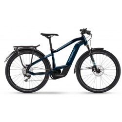 e-bike Haibike Trekking 8 High i750Wh 11-G Deore 2023 L glossy roy blue met silver e-bike Haibike Trekking 8 High i750Wh 11-G Deore 2023 L glossy roy blue met silver