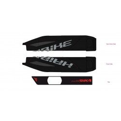 Decor antibild eBike SDURO pentru baterie Yamaha 2017 negru/rosu/antracit