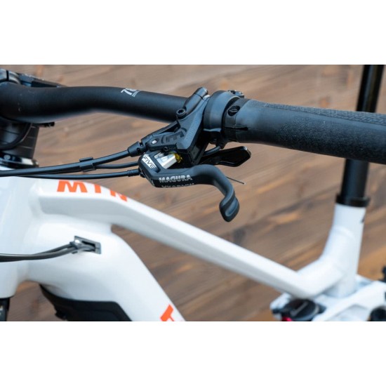 e-bike Haibike ALLMTN 7 i720Wh 12-G SLX Eagle 2024 M grey blue red e-bike Haibike ALLMTN 7 i720Wh 12-G SLX Eagle 2024 M grey blue red
