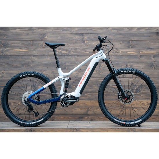e-bike Haibike ALLMTN 7 i720Wh 12-G SLX Eagle 2024 M grey blue red e-bike Haibike ALLMTN 7 i720Wh 12-G SLX Eagle 2024 M grey blue red