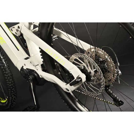 e-bike Haibike AllTrail 3 29 i720Wh 10-G Deore 2024 S gloss grey neon yellow e-bike Haibike AllTrail 3 29 i720Wh 10-G Deore 2024 S gloss grey neon yellow