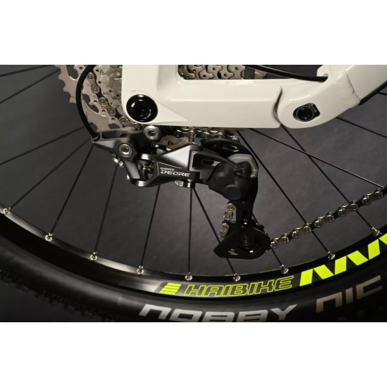 e-bike Haibike AllTrail 3 29 i720Wh 10-G Deore 2024 S gloss grey neon yellow e-bike Haibike AllTrail 3 29 i720Wh 10-G Deore 2024 S gloss grey neon yellow