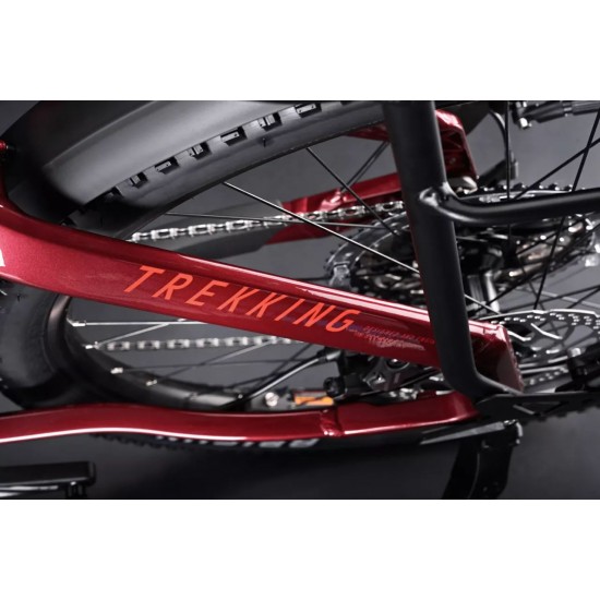 e-bike Haibike Trekking 11 High 12-G GX Eagle i750Wh 2024 M tuscan/neon red gloss glossy