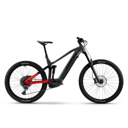 e-bike Haibike ALLMTN 4 NX Eagle 12 800Wh 2025 silver/red/black glossy  M