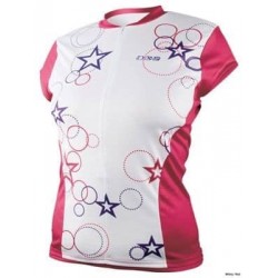 Tricou iXS Esterel Lady MTB-Pro white-red 36 Tricou iXS Esterel Lady MTB-Pro white-red 36