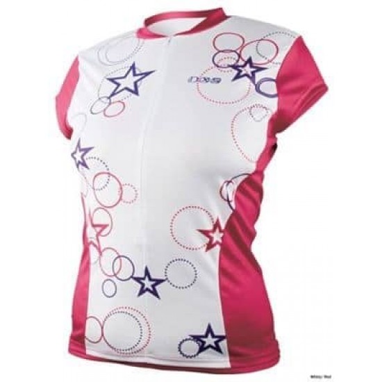 Tricou iXS Esterel Lady MTB-Pro white-red 36 Tricou iXS Esterel Lady MTB-Pro white-red 36
