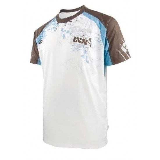Tricou maneca scurta IXS In Deep DH Comp white L