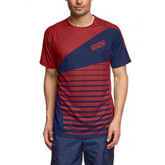 Tricou maneca lunga IXS Oss BC red L Tricou maneca lunga IXS Oss BC red L