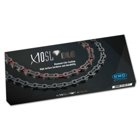 Lanţ KMC X10 SL DLC 1/2x1/128 116Z Lanţ KMC X10 SL DLC 1/2x1/128 116Z
