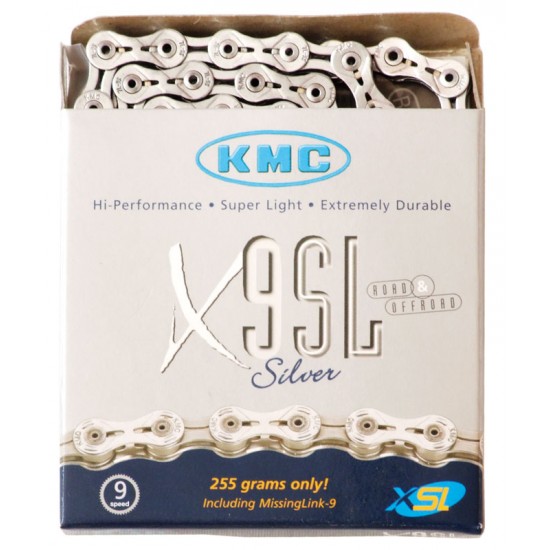 Lanţ KMC X9SL argintiu