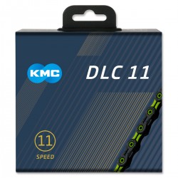 Lant KMC DLC11- Negru/ Verde 118 zale Lant KMC DLC11- Negru/ Verde 118 zale