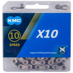 Lant KMC X10 Silver/Negru- 114 Z Lant KMC X10 Silver/Negru- 114 Z