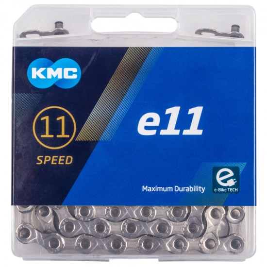 Lant E-Bike  KMC  E11-Silver 11 viteze 122 zale