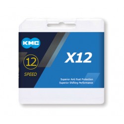 Lanț KMC X12 Silver 1/2x11/128 126L