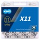 Lanț KMC X11 11s 1/2 x 11/128 118L argintiu/negru Lanț KMC X11 11s 1/2 x 11/128 118L argintiu/negru