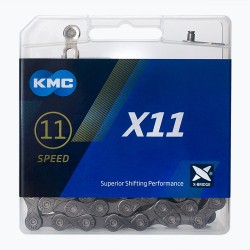 Lanț KMC X11 11s 1/2 x 11/128 118L argintiu Lanț KMC X11 11s 1/2 x 11/128 118L argintiu