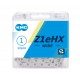 Lanț KMC Z1EHX-W pt. schimbător în butuc 1/2x1/8 112L argintiu închis (Z510H)