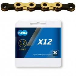 Lant KMC  X12 Ti-N Gold/Negru 126 Zale