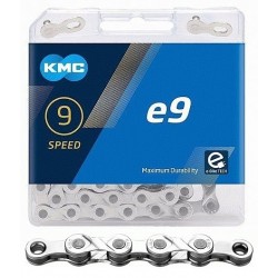 Lant KMC E9 Silver 9 viteze 122 zale Ebike Argintiu Lant KMC E9 Silver 9 viteze 122 zale Ebike Argintiu