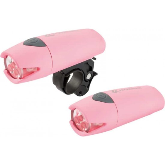 Lampa fata Kross Scope 5 LED 2 functii pink Lampa fata Kross Scope 5 LED 2 functii pink