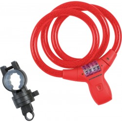 Lacat spiral cu cifru Kross KZS 550 cu LED 12 mm x 900 mm red Lacat spiral cu cifru Kross KZS 550 cu LED 12 mm x 900 mm red