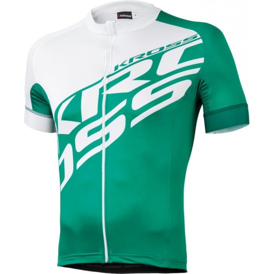 Tricou Kross Rubble green-white size XL Tricou Kross Rubble green-white size XL